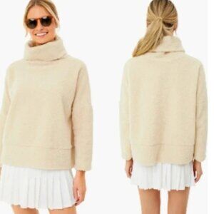 New without Tags Tan Teddy Fleece Rollins Pullover